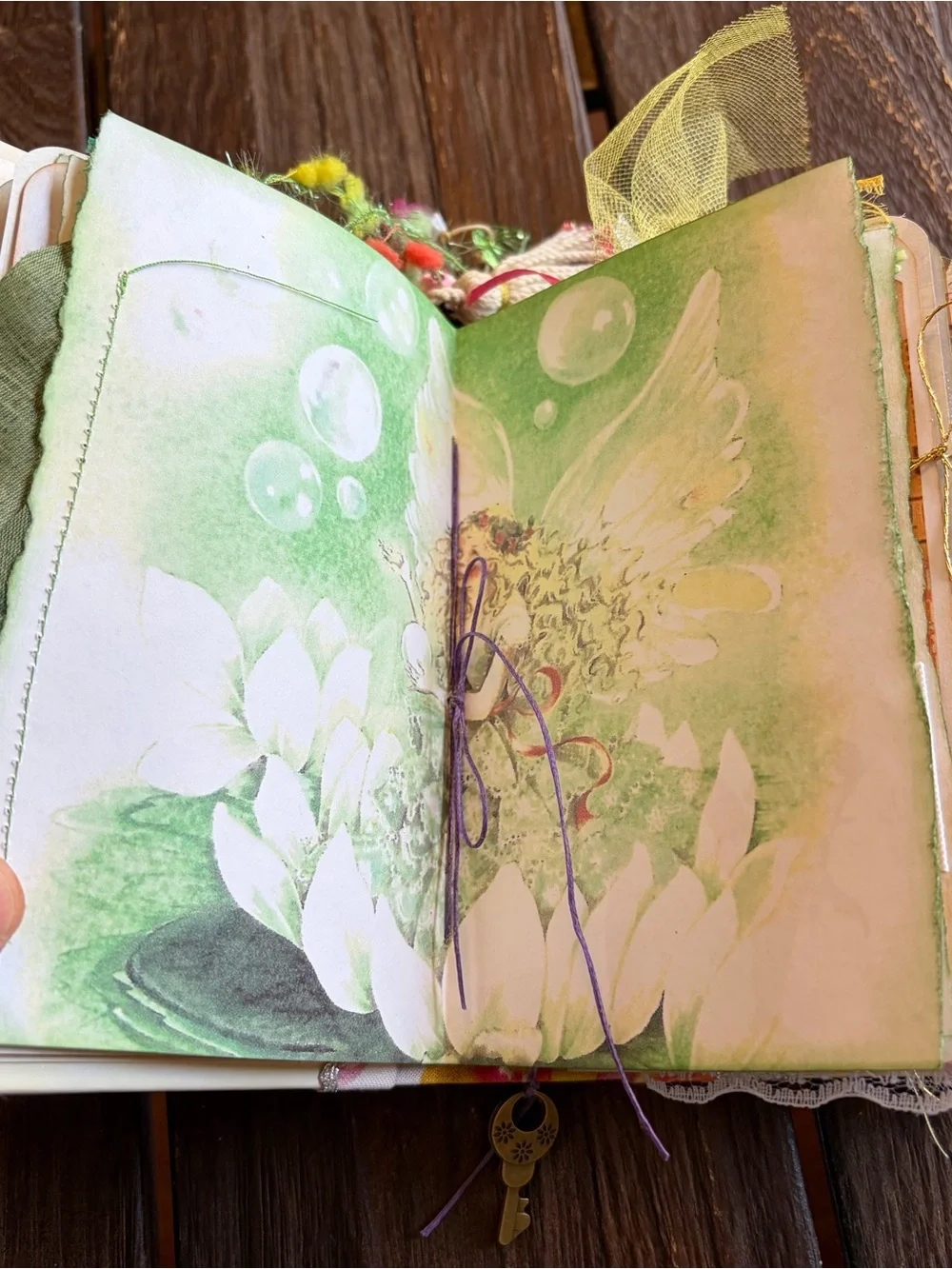 Fairy Junk Journal Small Anne Geddes Fairy Album Made Into Journal Hardcover